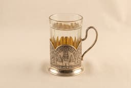 Подстаканник серебряный «Русский стиль» — миниатюра 1