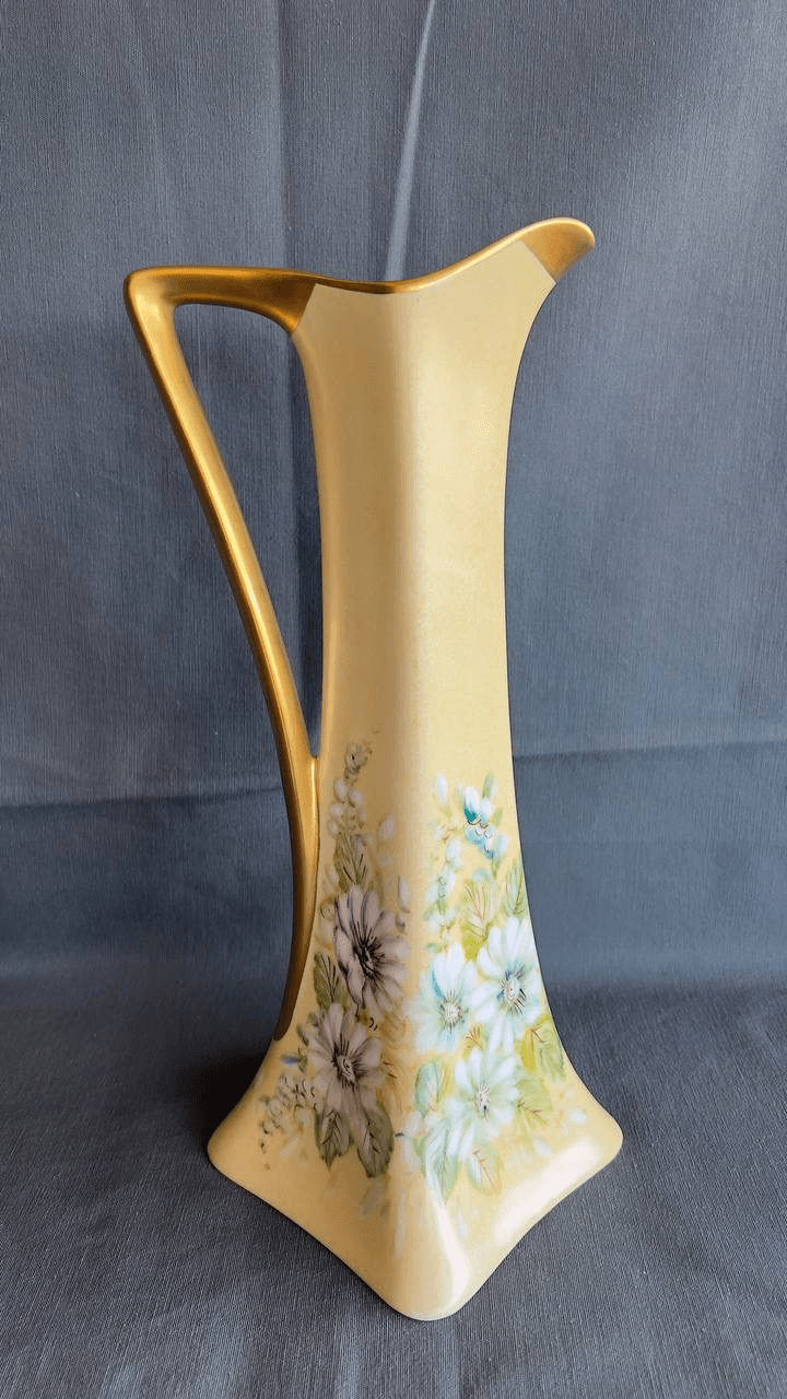 Фарфоровая ваза-кувшин Porcelaine Originale de Limoges, Франция, изображение 4 из 10