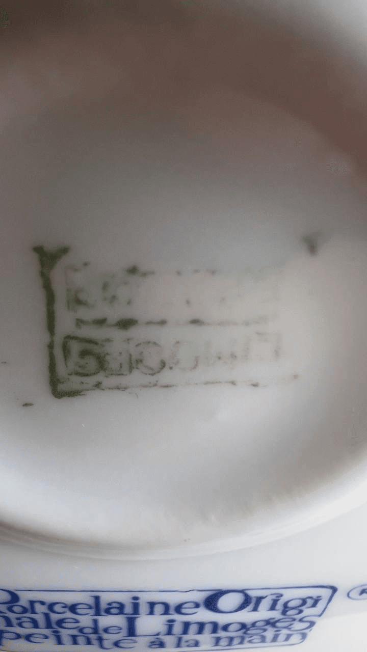 Фарфоровая ваза-кувшин Porcelaine Originale de Limoges, Франция, изображение 10 из 10